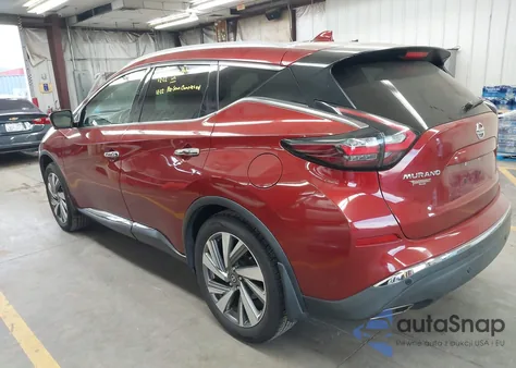 2019 Nissan Murano Sl z USA, uszkodzony, nr VIN 5N1AZ2MJ0KN158350